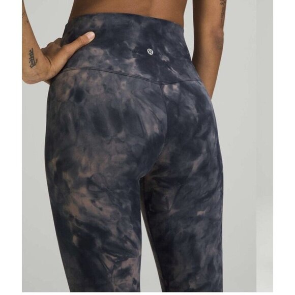 NWT lululemon Align Pant Size 20 Diamond Dye Lunar Rock True Navy Nulu 28" RARE! - Picture 4 of 6